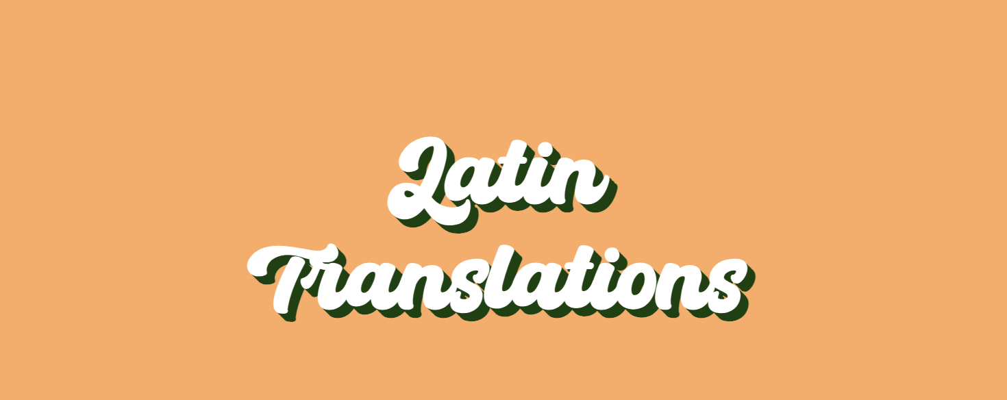 Latin Translations